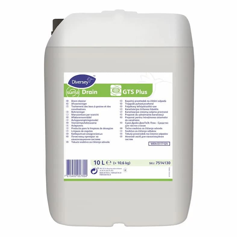 Засіб для чищення стоків Diversey Suma Drain GTS Plus, 10 л - зображення 1