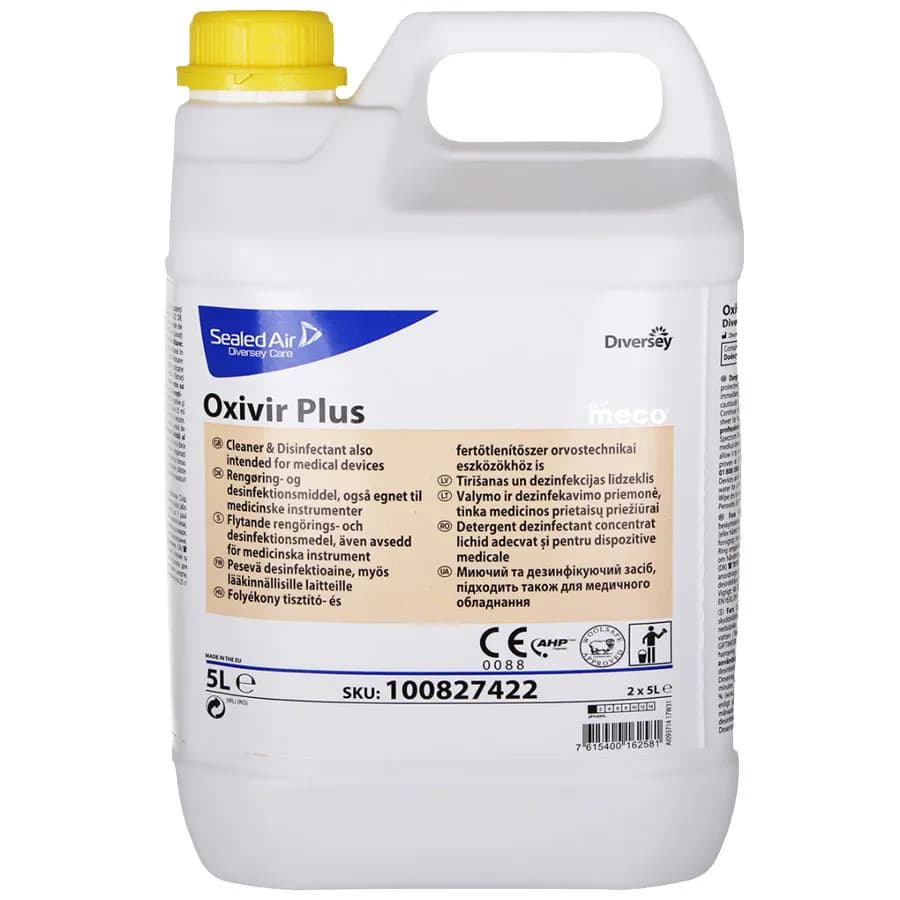 Засіб для миття та дезінфекції поверхонь Diversey Oxivir Plus, 5 л - зображення 1