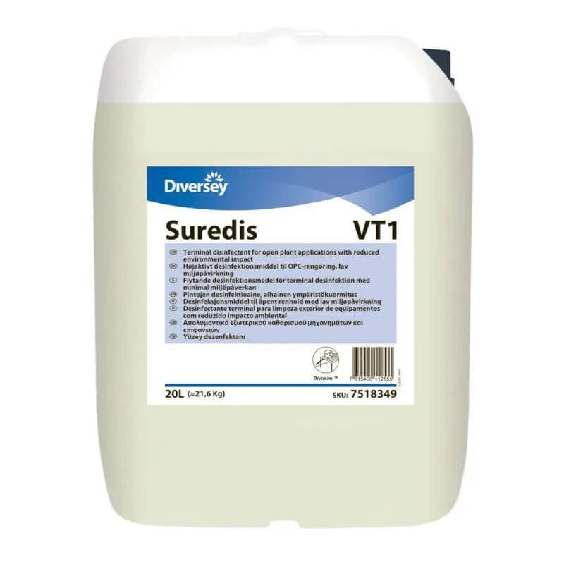 Дезінфікуючий засіб Diversey Suredis VT1, 20 л - зображення 1