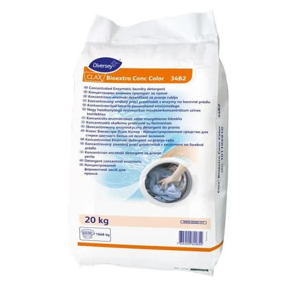 Пральний порошок для кольорових речей Diversey Clax Bioextra Conc Color, 20 кг - зображення 1