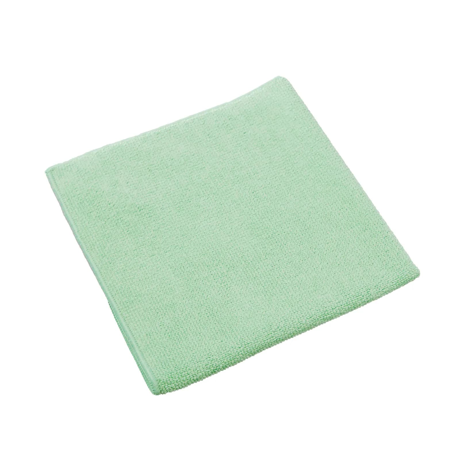 Серветка з мікроволокна Vileda Professional МікроТафф Бэйс для прибирання, зелена, 36x36 см, 1 шт - зображення 1