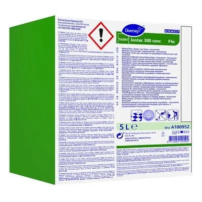 Засіб для щоденного прибирання підлогових покриттів Diversey TASKI Jontec 300 N.C. conc Cb, 5 л - зображення 1
