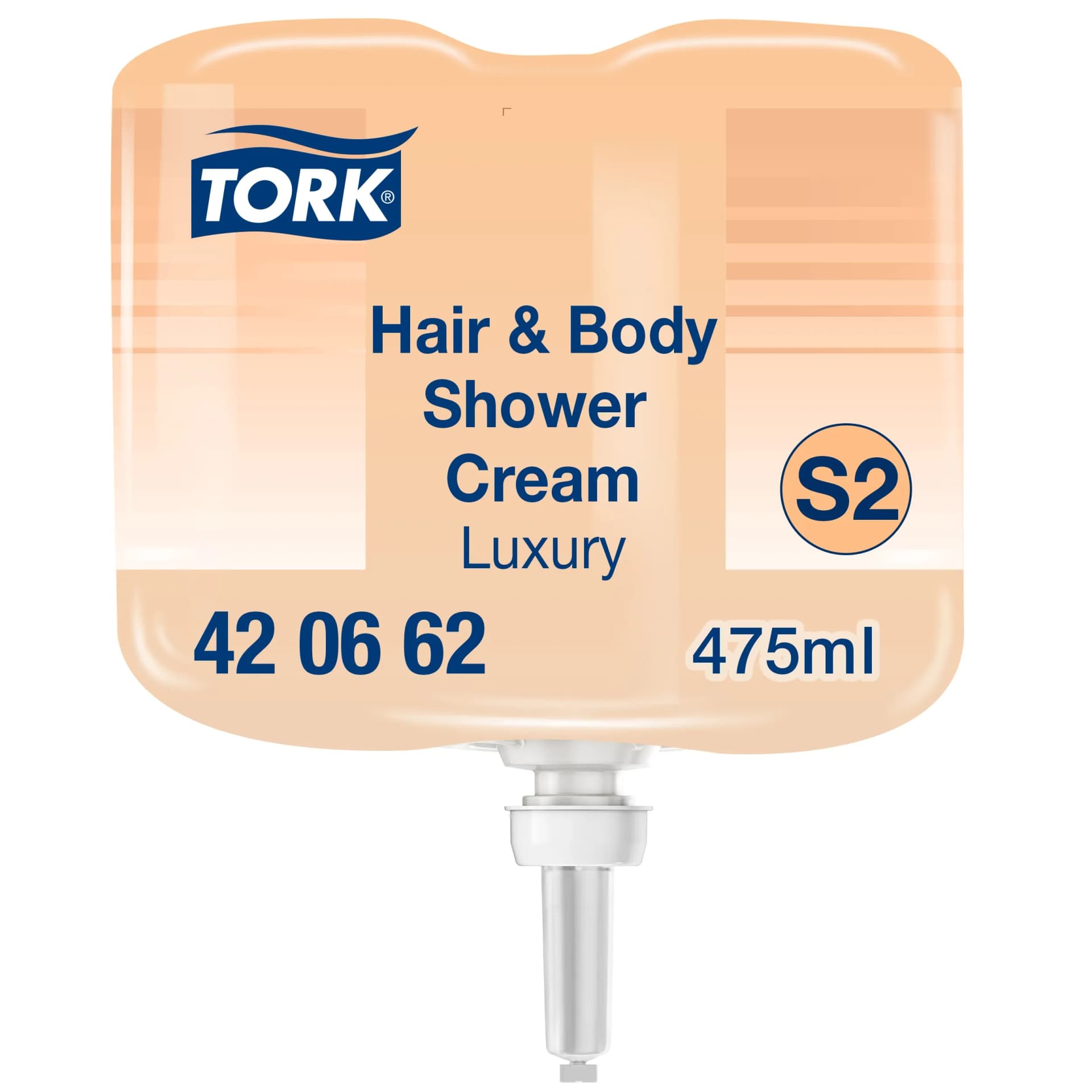 Рідке мило-шампунь Tork Luxury Premium Міні для тіла і волосся, 0,475 л, ≈ 475 порцій - зображення 1