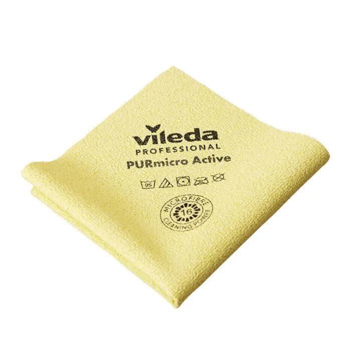 Серветка для прибирання Vileda Professional ПурМікро Ектів, жовта, 38x35 см, 1 шт - зображення 1