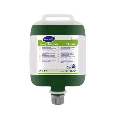 Засіб для замочування і ручного миття посуду Diversey Suma Star-plus D1 plus, 2 л - зображення 1