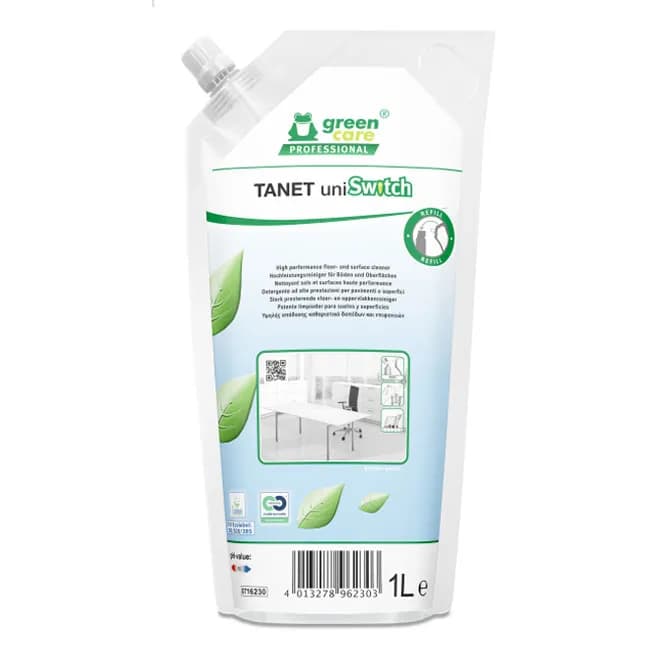 Універсальний засіб Green Care Professional TANET uniSwitch для миття поверхонь, 1 л (запаска) - зображення 1