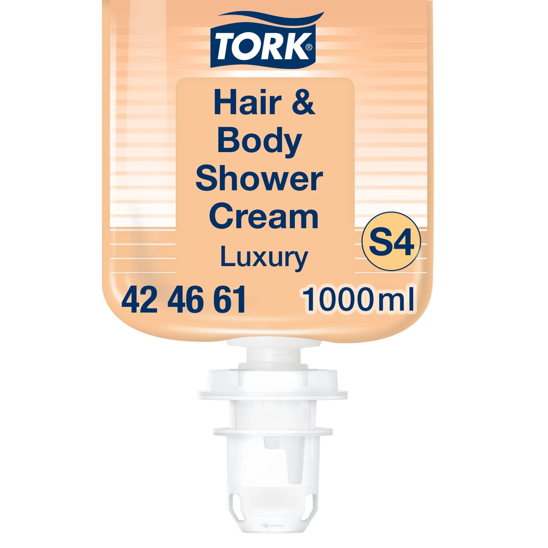 Мило-крем для душу Tork Luxury Premium для тіла і волосся, 1 л, ≈ 1000 порцій - зображення 1