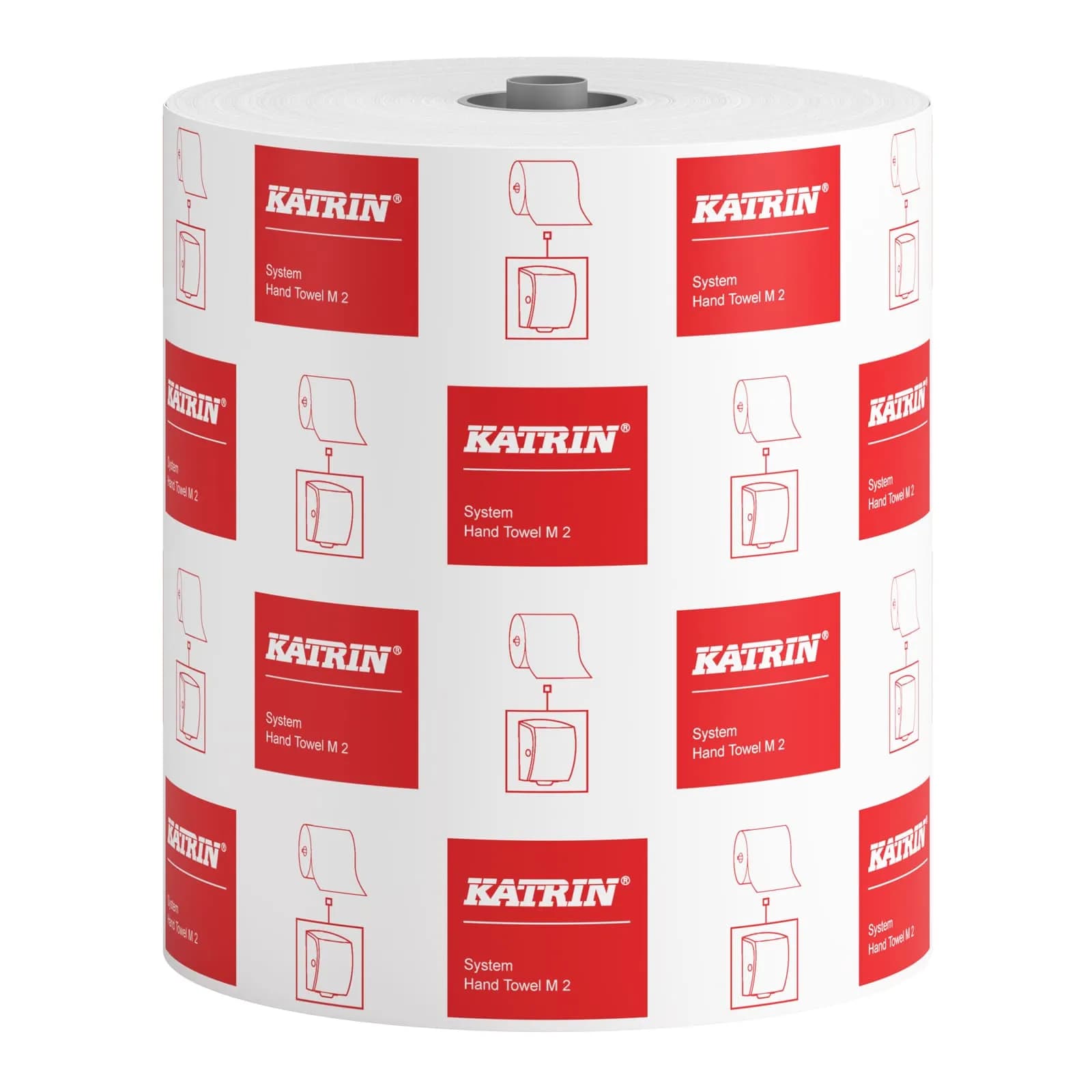 Рушники в рулонах Katrin Classic System M2, білі, 2 шари, 200 м, 1 рулон - зображення 1