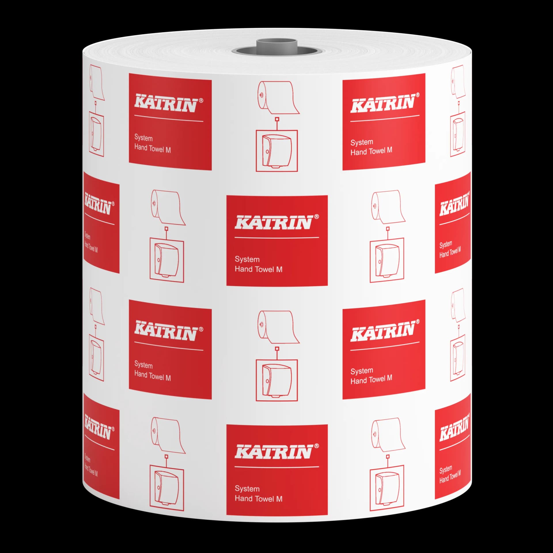 Рушники в рулонах Katrin Classic System M, білі, 1 шар, 300 м, 1 рулон - зображення 1