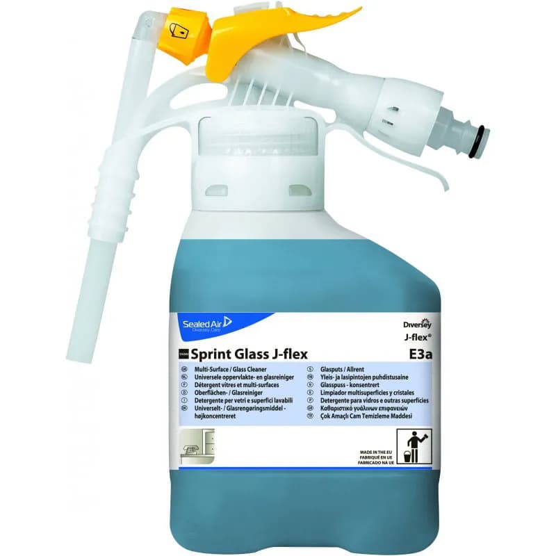Засіб для миття скляних та дзеркальних поверхонь Diversey TASKI Sprint Glass J-Flex, 1,5 л - зображення 1