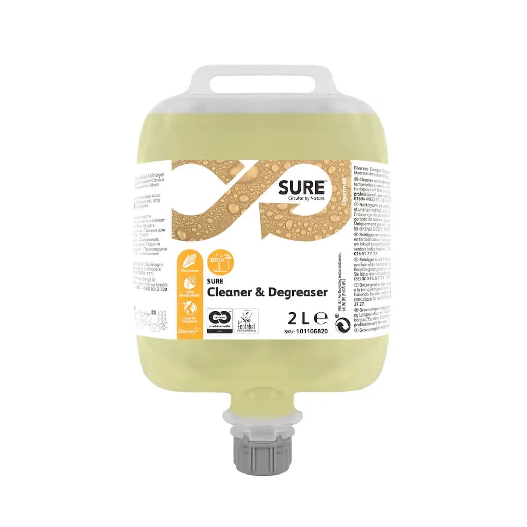 Миючий засіб для кухонного обладнання Diversey Sure Cleaner&Degreaser, 2 л - зображення 1