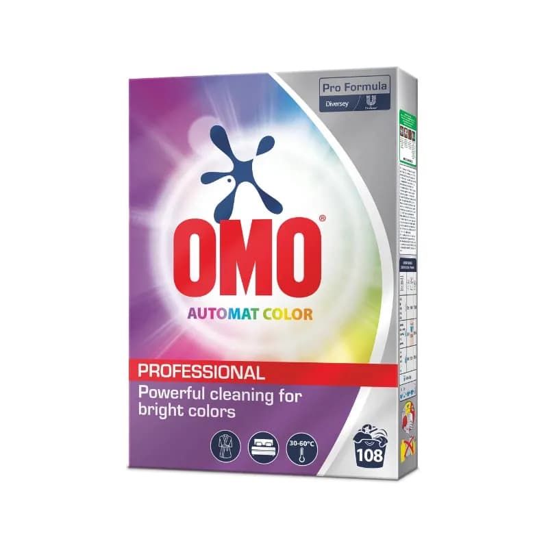 Порошок для прання кольорових тканин Diversey Omo Professional Automat Color, 5,4 кг - зображення 1