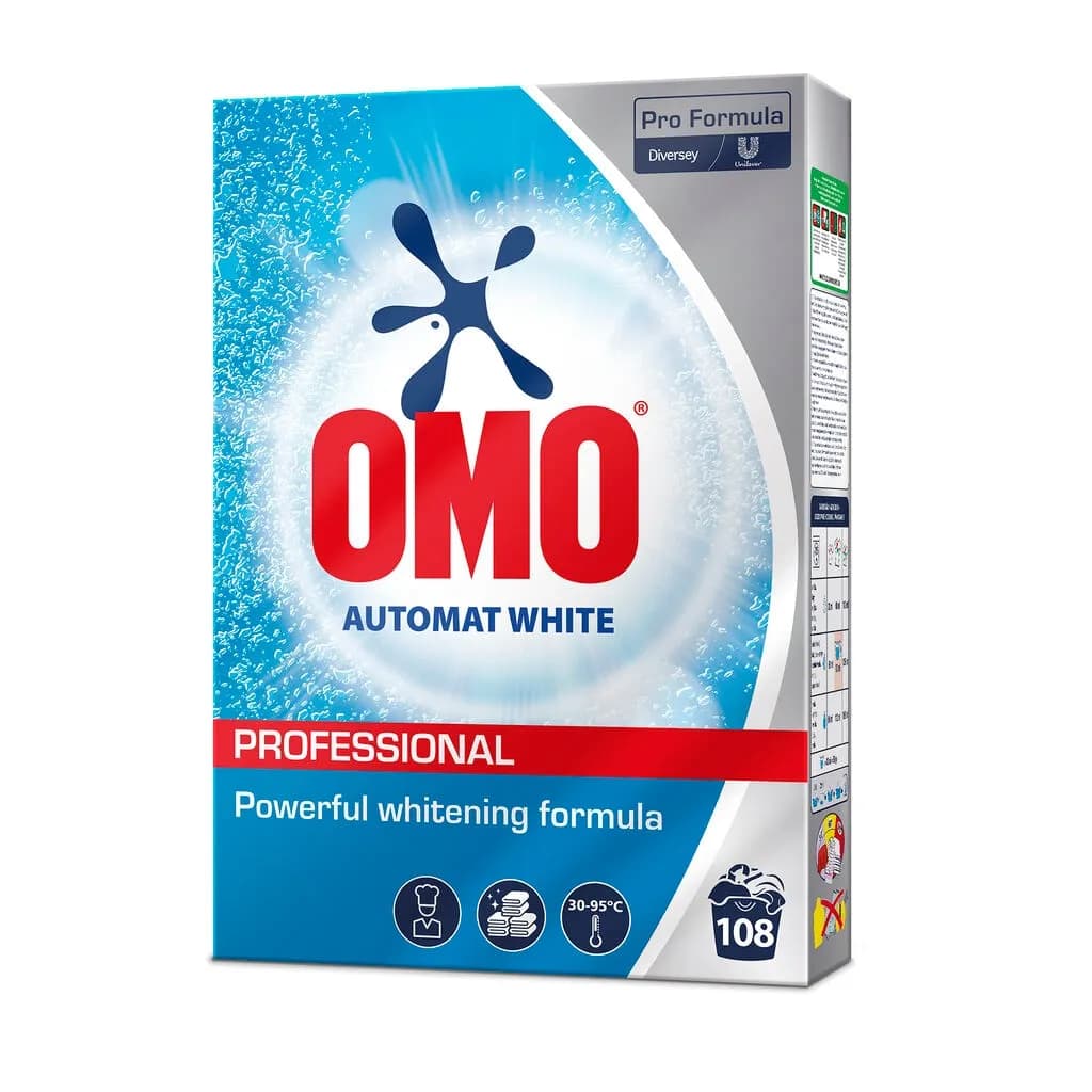 Порошок для прання білих тканин Diversey Omo Professional Automat White, 5,4 кг - зображення 1