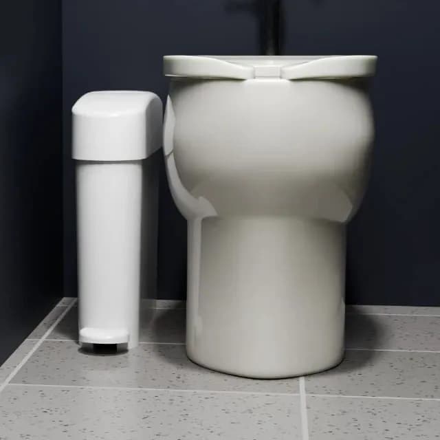 Корзина для сміття з педаллю Vectair Systems, чорна, 23 л - зображення 1
