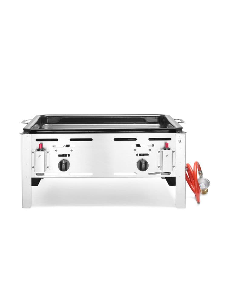 Сковорода газова Bake Master MAXI GN2/1 - настільна, 9.2кВт, 650x540x300(H) мм 154618 Hendi 18/0 Stainless steel - зображення 1