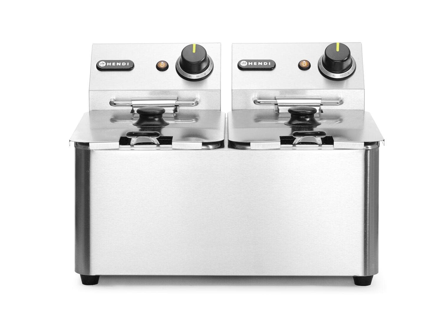 Фритюрниця Blue Line 2x4 л 205846 Hendi Stainless steel - зображення 1