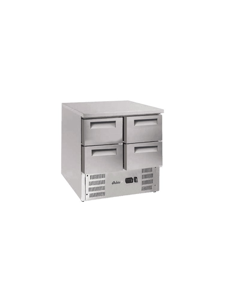 Холодильний стіл з 4 ящиками та нижнім агрегатом 236154 Hendi Stainless steel - зображення 1