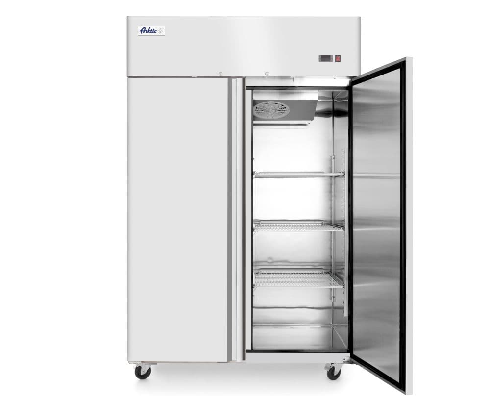 Шафа холодильна 2-дверна, 1300 л 232125 Hendi Stainless steel - зображення 1