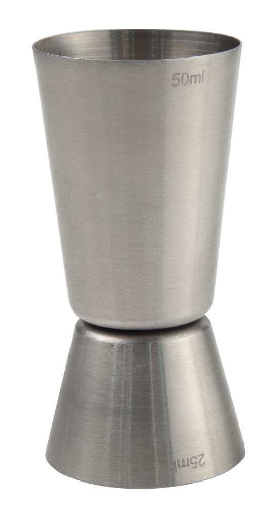 Джигер двосторонній, 25/50 мл 596722 Hendi Stainless steel - зображення 1