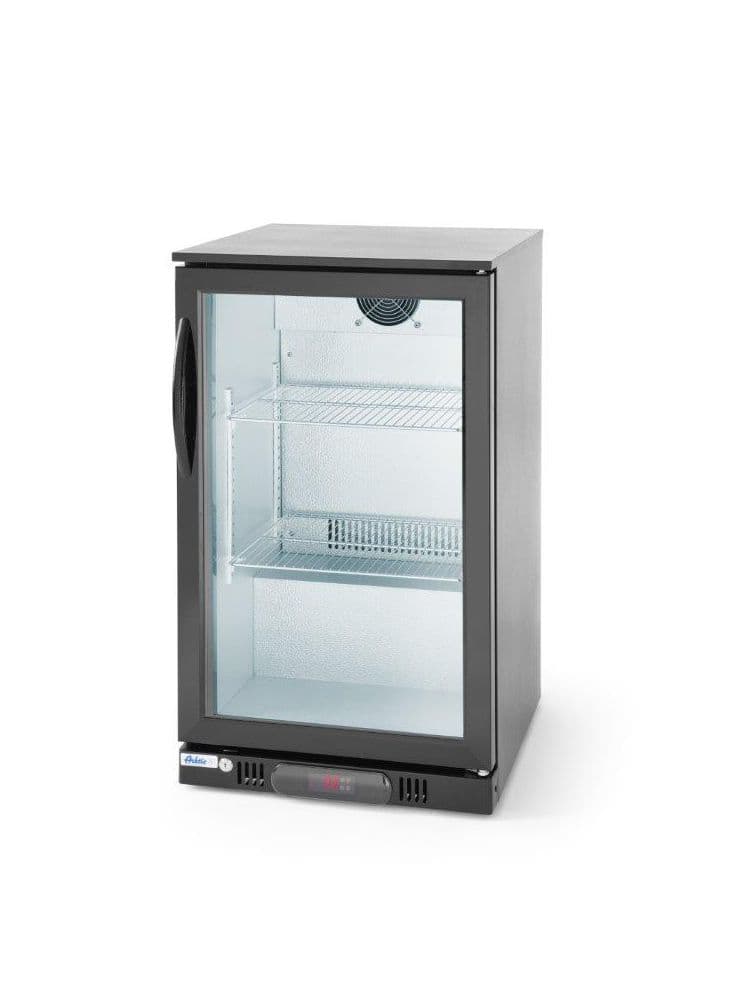 Шафа холодильна, 1-дверна,93 л, 500x500x(H)900 мм 233900 Hendi Chrome-plated;Hardened glass;Powder coated metal - зображення 1
