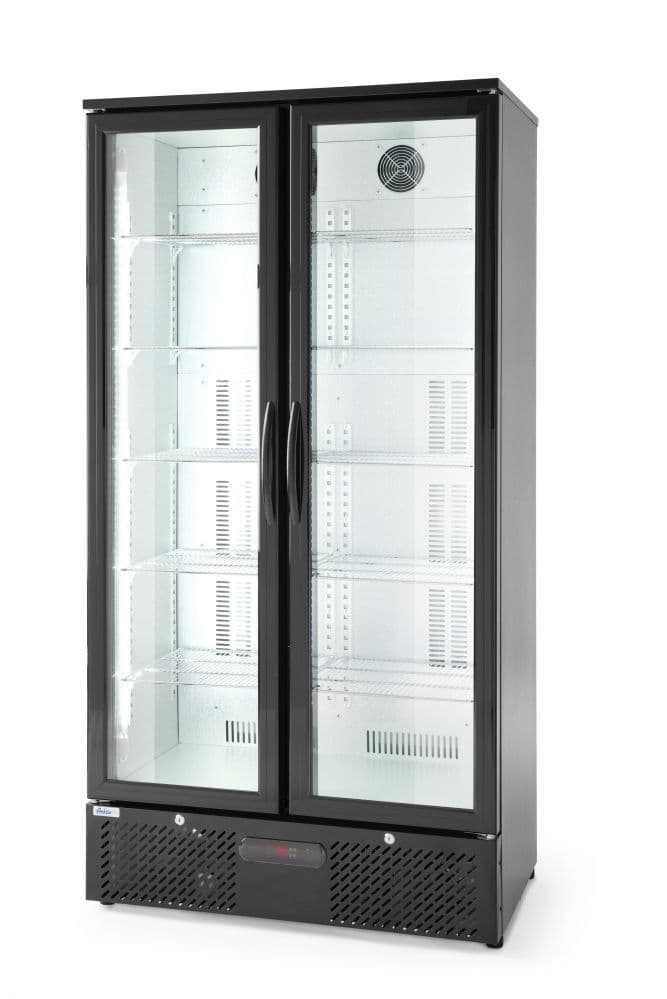 Шафа холодильна, 2-х дверна 458, 900x515x(H)1820 мм 233931 Hendi Aluminium;Chrome-plated;Hardened glass;Powder coated metal - зображення 1