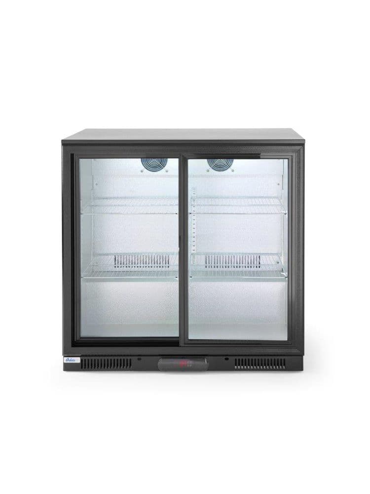Шафа холодильна, розсувні дверцята, 228 л, 900x500x(H)900 мм 233917 Hendi Aluminium;Stal chromowana - зображення 1