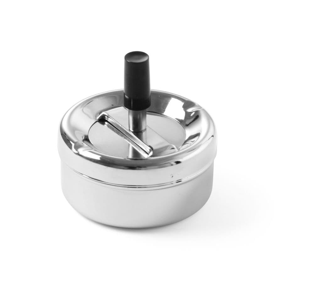 Попільничка з кнопкою, Ø90x45 мм 440209 Hendi Chrome-plated - зображення 1