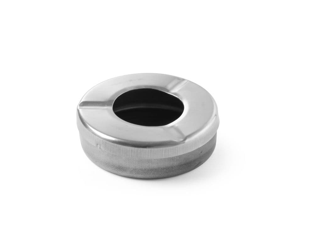 Попільничка з кришкою Ø90x(H)28 мм 440490 Hendi Stainless steel - зображення 1