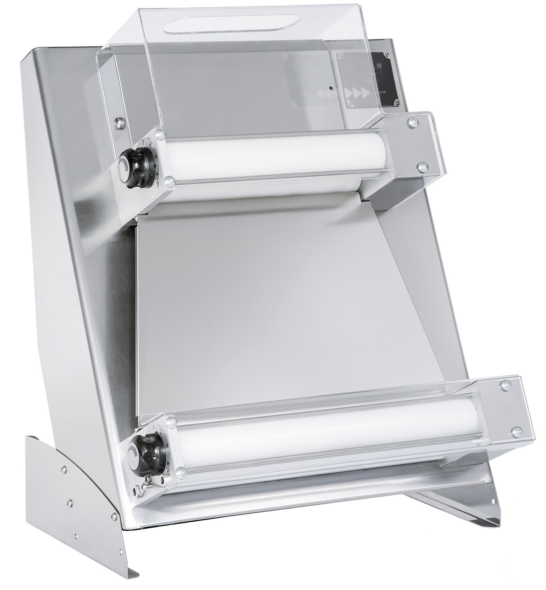 Тісторозкатувальна машина для піци Hendi 400, 585x435x(h)715 мм 220368 Hendi HDPE (High density Polyethylene);Stainless steel - зображення 1