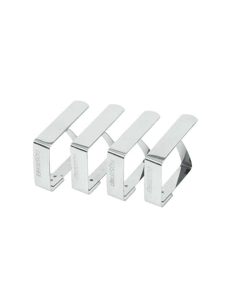 Кліпси для скатертини, компл. 4 шт., 50x40 мм 444023 Hendi 18/0 Stainless steel - зображення 1