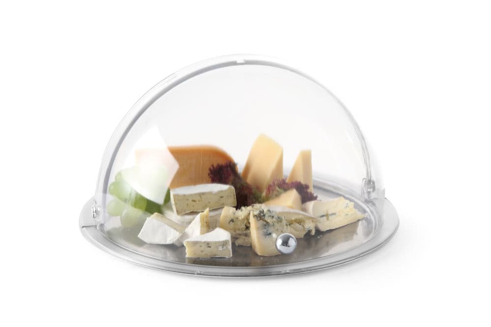 Піднос із кришкою, Ø380x(H)240 мм 424001 Hendi SAN (Styrene acrylonitrile resin);Stainless steel - зображення 1