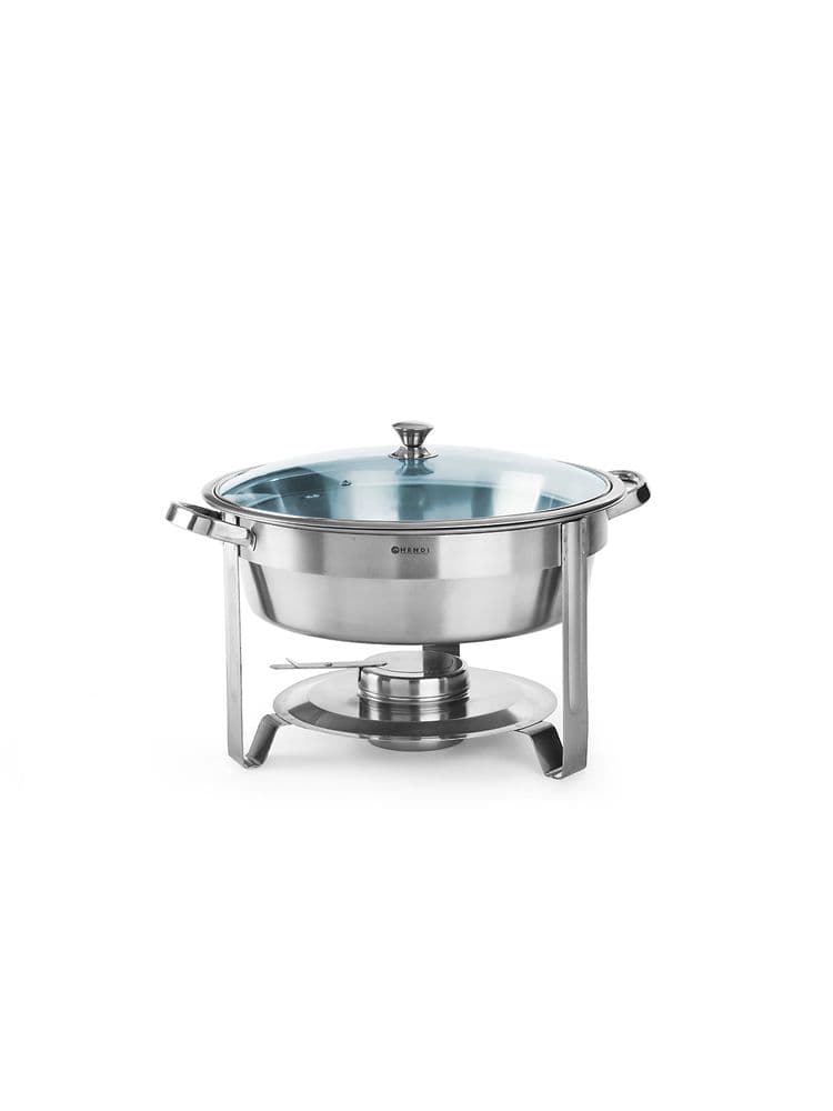 Марміт, підігрів паливою пастою - круглий, 3,5 л 470619 Hendi Stainless steel;18/0 Stainless steel - зображення 1