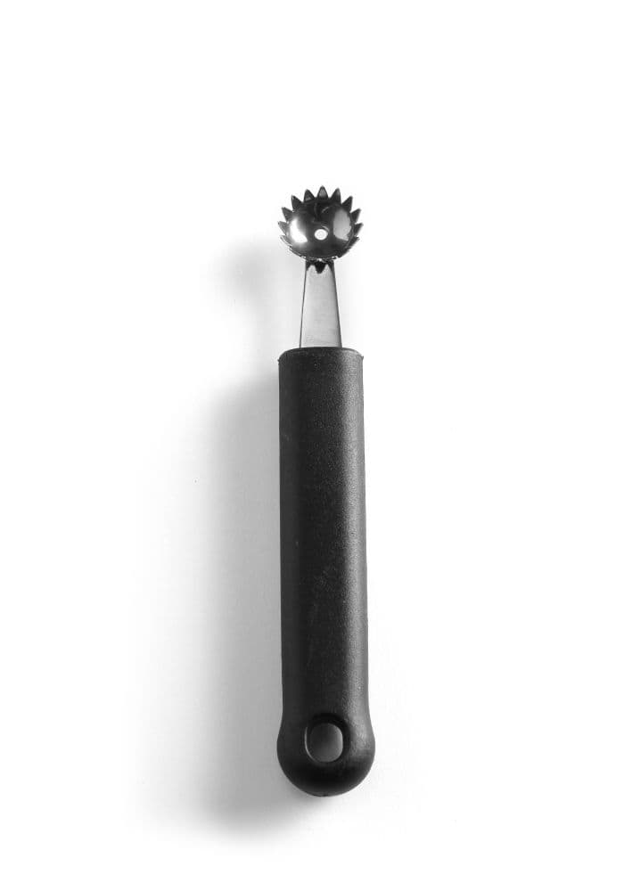 Ніж для вирізування кульок - одинарний, гофрований 856024 Hendi PP (Polypropylene);Stainless steel - зображення 1