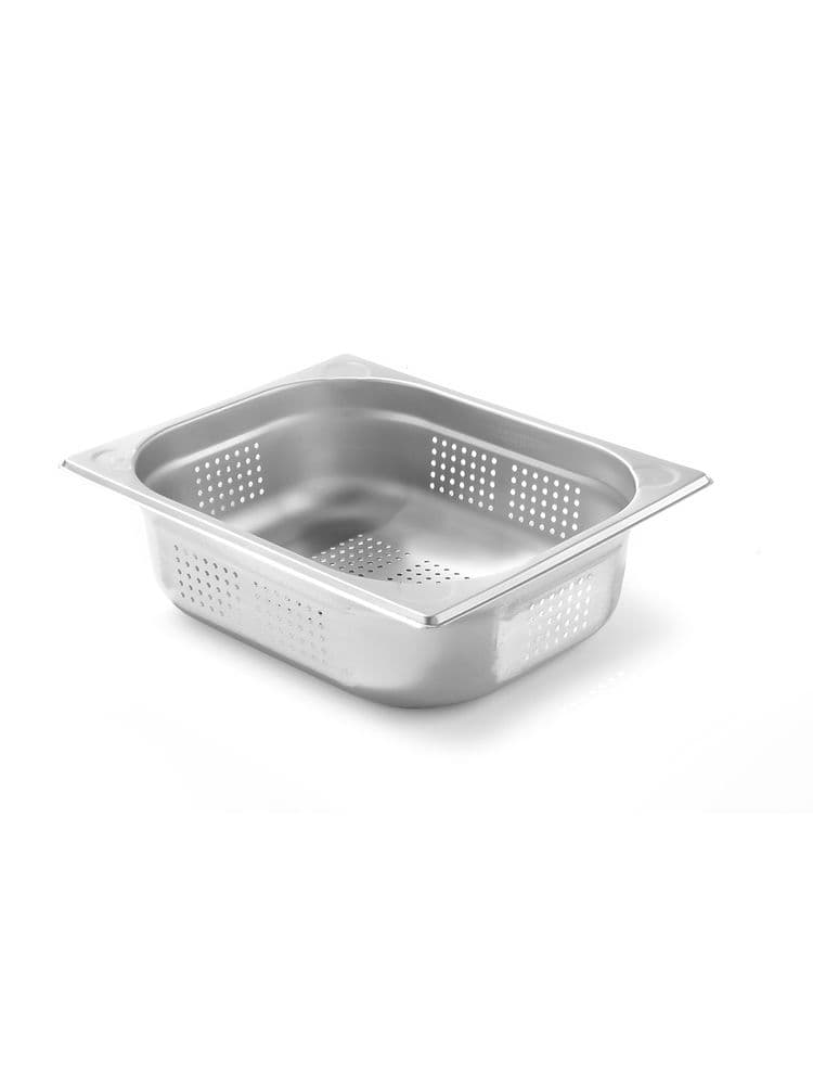 Гастроємність Kitchen Line GN 1/2(H)100 мм - перфорована 807330 Hendi Stal nierdzewna - зображення 1