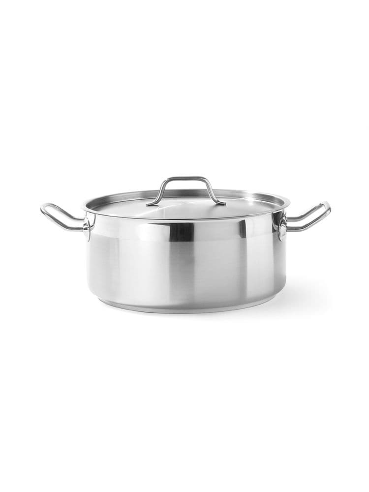 Каструля низька з кришкою Profi Line, 7,50 л, Ø280x(H)120 мм 830505 Hendi - зображення 1