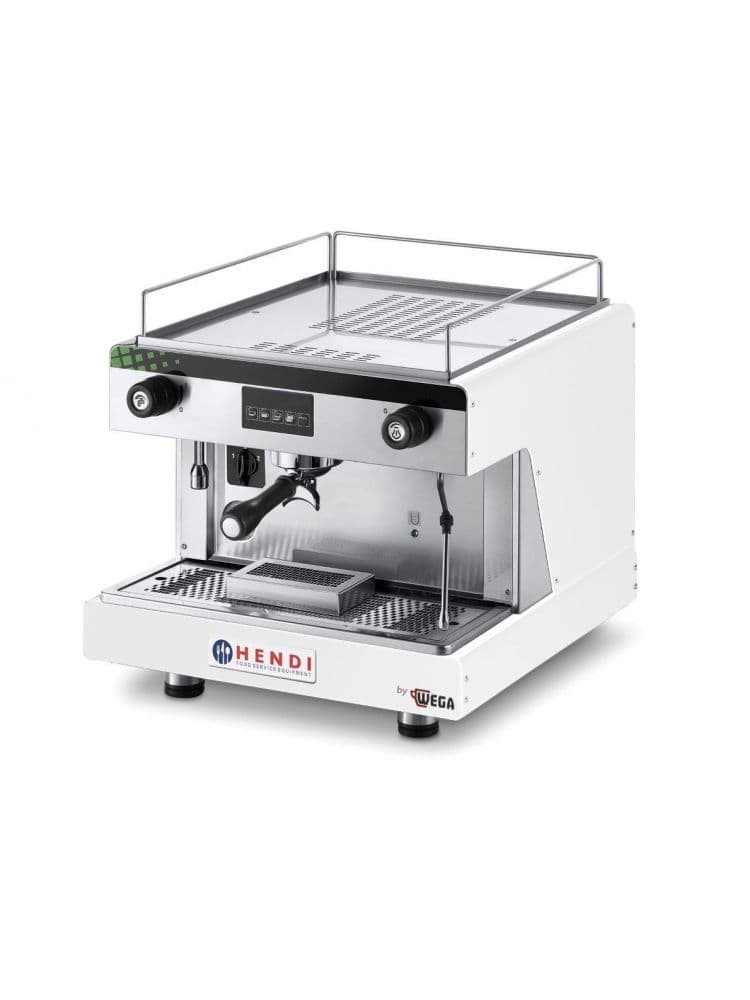 Кавомашина Hendi Top Line By Wega – 1 група, електронна, біла 208915 Hendi - зображення 1