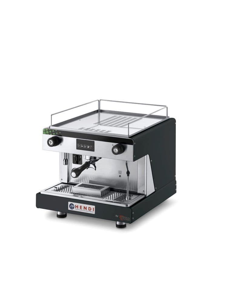 Кавомашина Hendi Top Line By Wega - 1 група, електронна, чорна 208922 Hendi - зображення 1