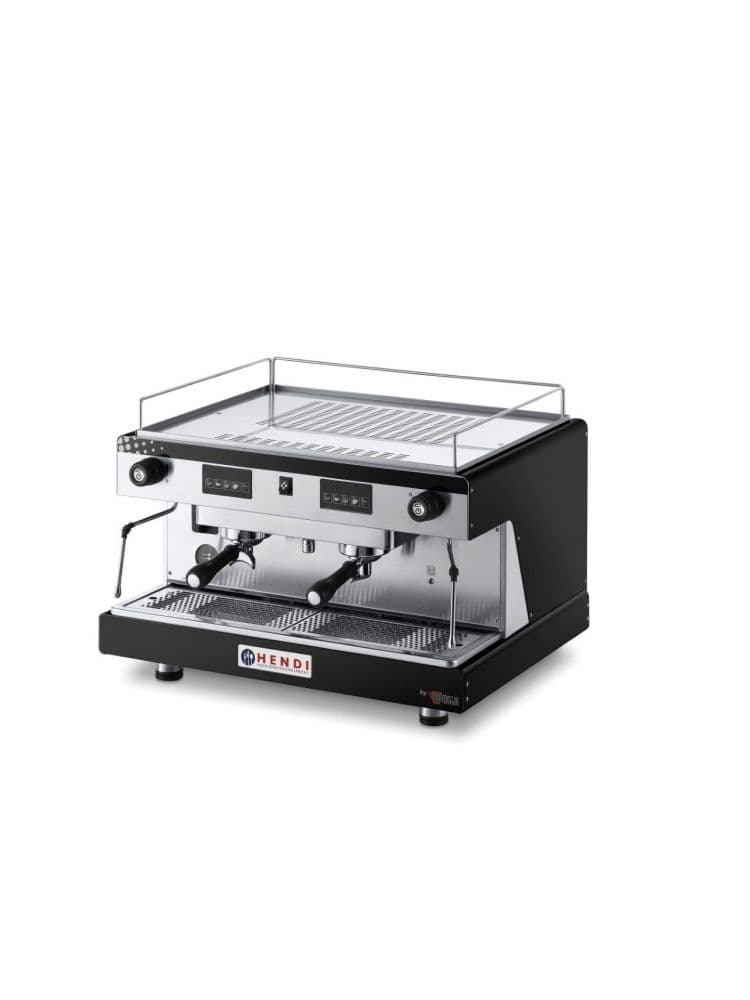Кавомашина Hendi Top Line By Wega - 2 групи, електронна, чорна 208946 Hendi - зображення 1