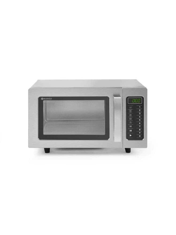Мікрохвильова піч з можливістю програмування 1000W 281444 Hendi Stainless steel - зображення 1