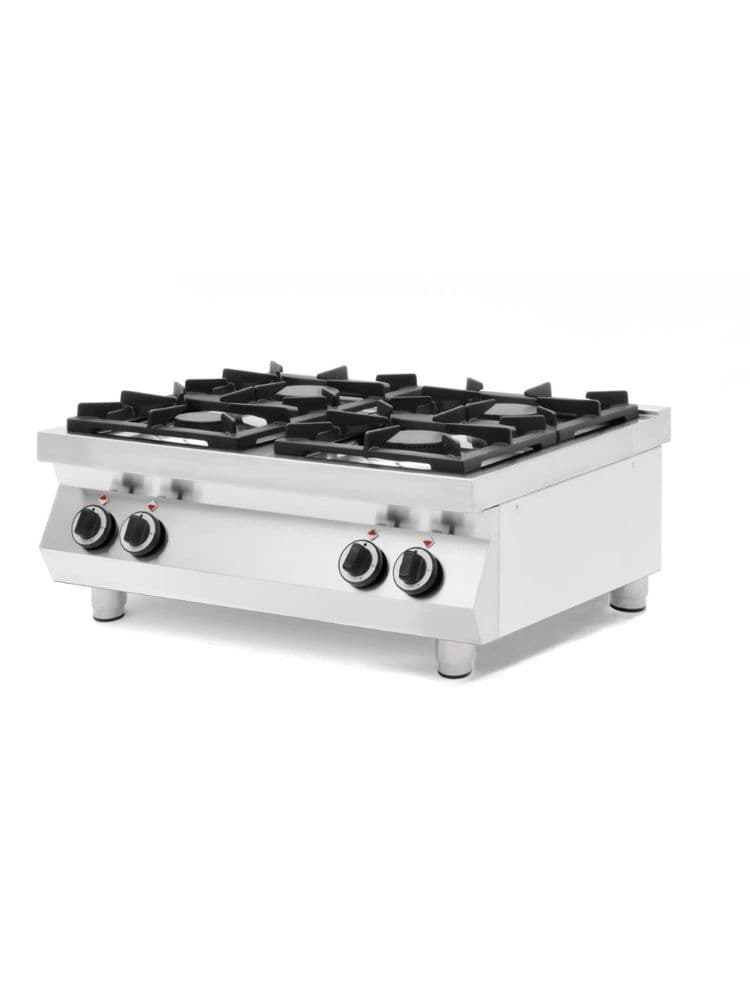 Плита газова 4-х конфоркова Kitchen Line, настільна 227381 Hendi Stainless steel - зображення 1