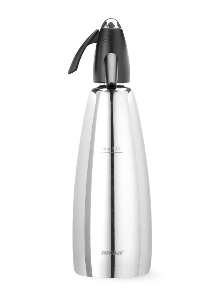 Сифон для газування води, 1 л 588574 Hendi Stainless steel - зображення 1