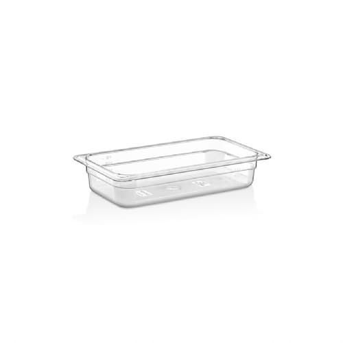 Гастроємність GN 1/3 65 мм із полікарбонату GNP--001365PC Gastro Plast PC Прозорий - зображення 1