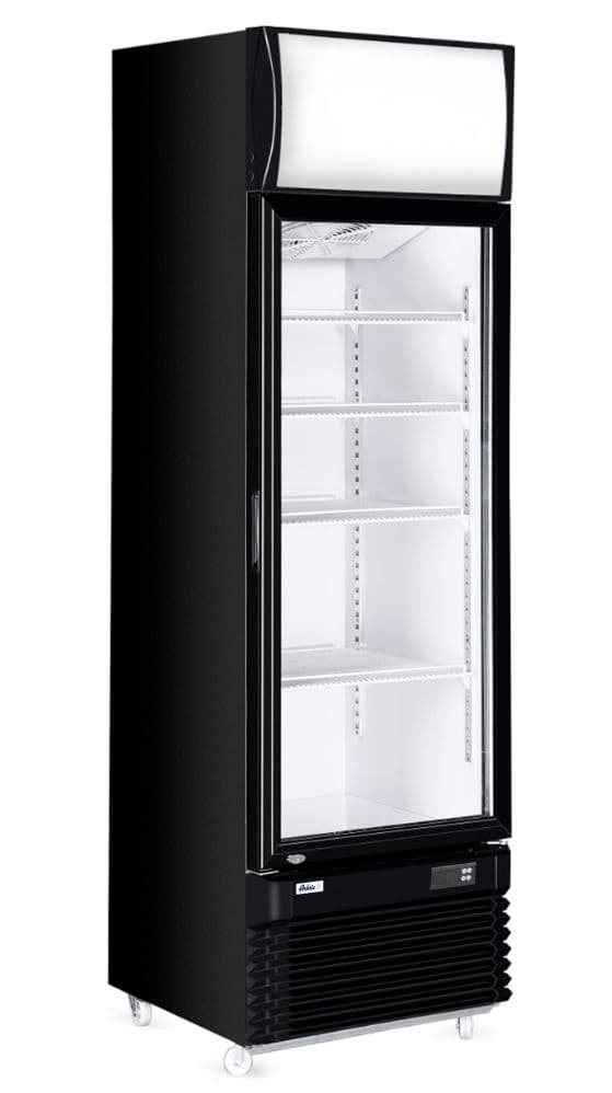Холодильна шафа, 1-дверна, 360 л, 620x669x(H)1965 мм 233788 Hendi Hardened glass;PVC (Polyvinylchloride);Powder coated metal - зображення 1