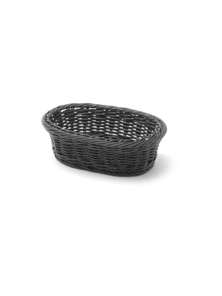 Кошик для хліба круглий - чорний - 190x120x(H)60 mm 426777 Hendi PP (Polypropylene) - зображення 1