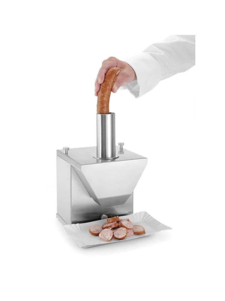 Електричний куттер для ковбас - 230V / 135W - 230x185x(H)325 mm 265109 Hendi Stainless steel - зображення 1
