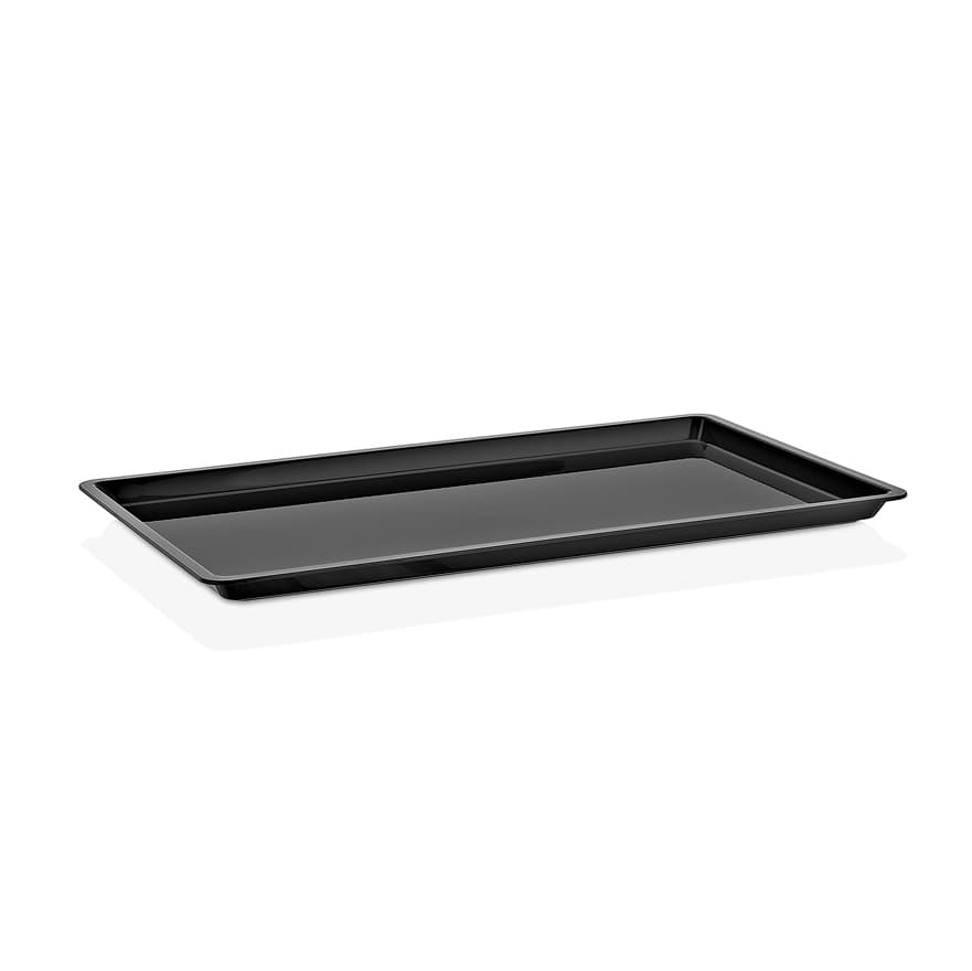 Піднос GN 1/1 чорного кольору, без кришки GFT--0011BL Gastro Plast PC Чорний - зображення 1
