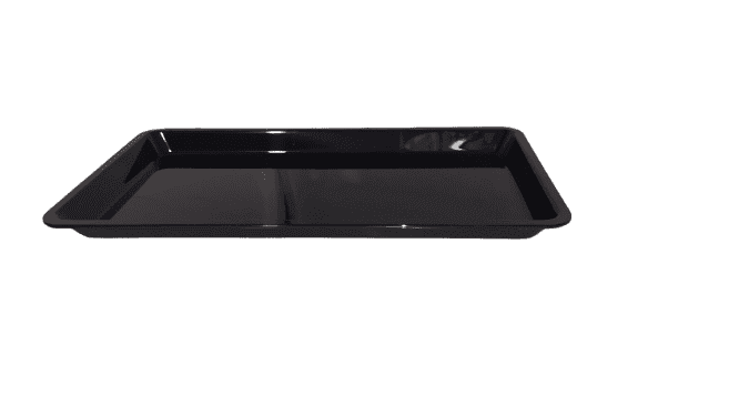 Піднос GN1/3, чорний сумісний з кришкою GF--0013BL GFT--0013BL Gastro Plast PC Чорний - зображення 1