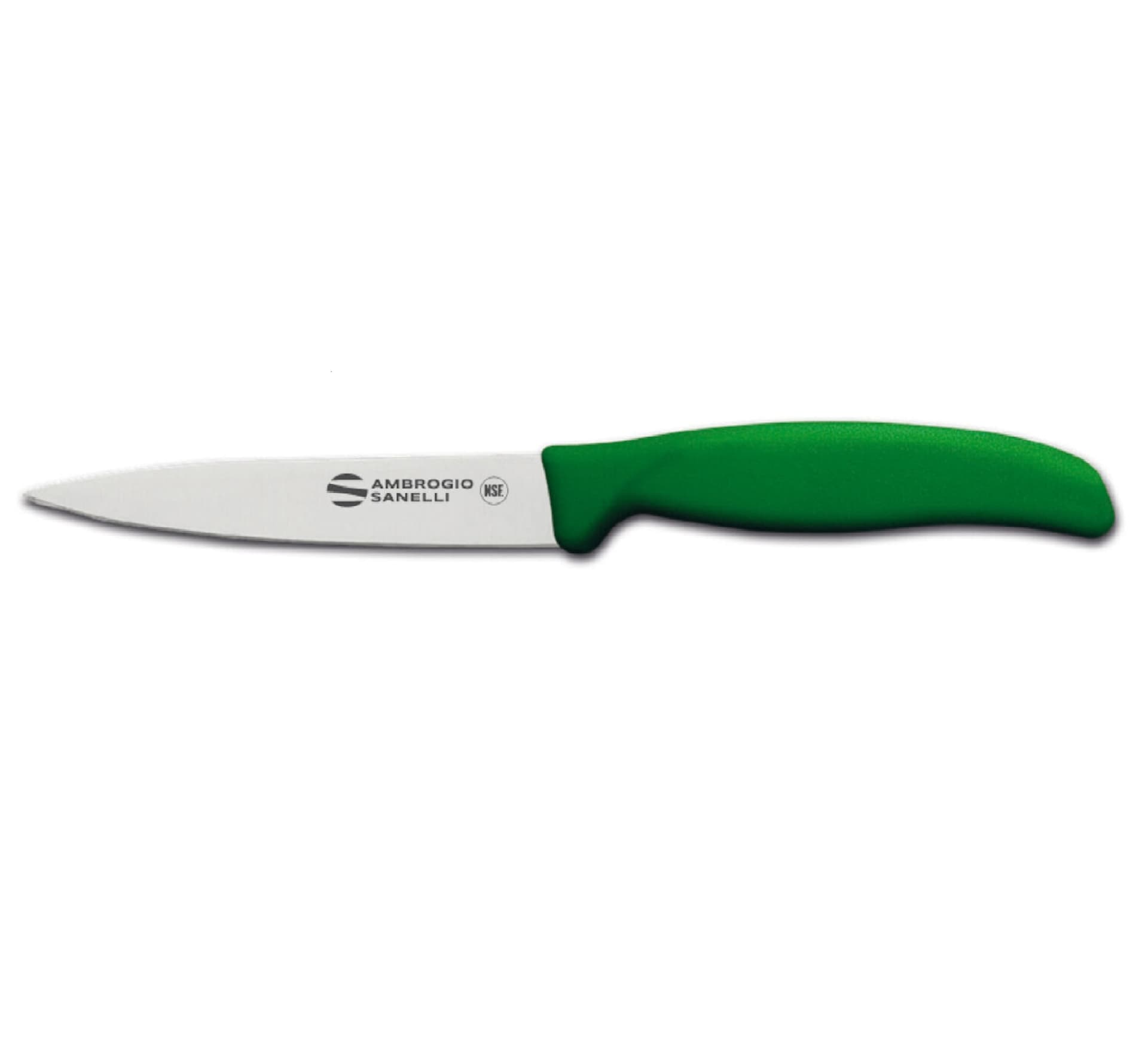 Ніж для чистки овочів Supra Colore, Ambrogio Sanelli, Зелений, (L)230mm S682.011G Hendi X50CrMoV15 Stainless steel;POM (Polyoxymethylene) - зображення 1