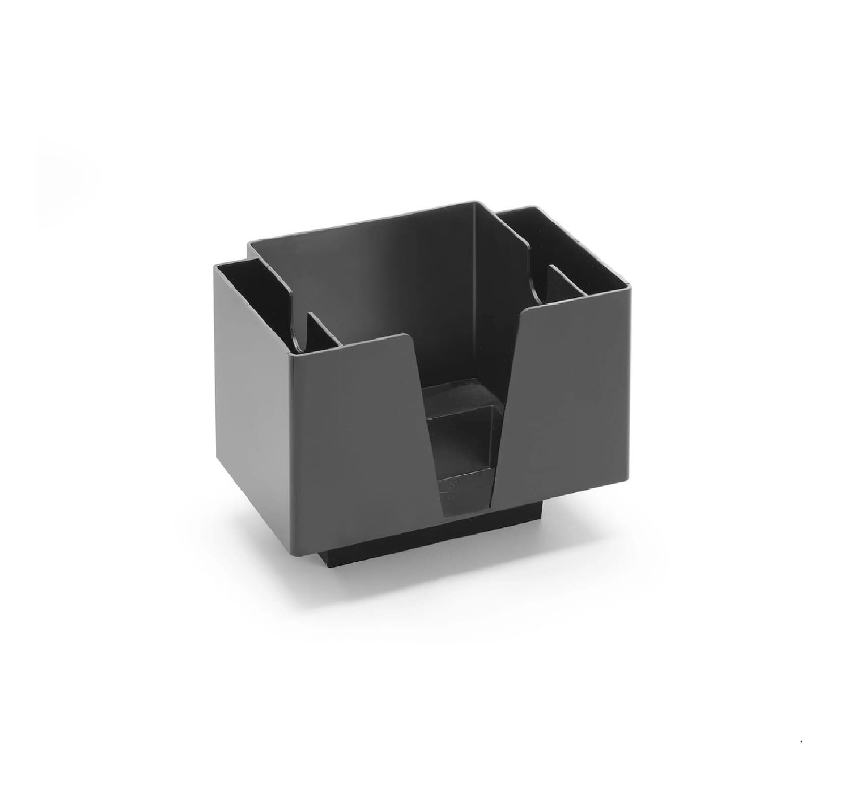 Серветниця з 3 відділеннями, Bar up, Чорний, 193x143x(H)136mm 596890 Hendi PS (Polystyrene) - зображення 1