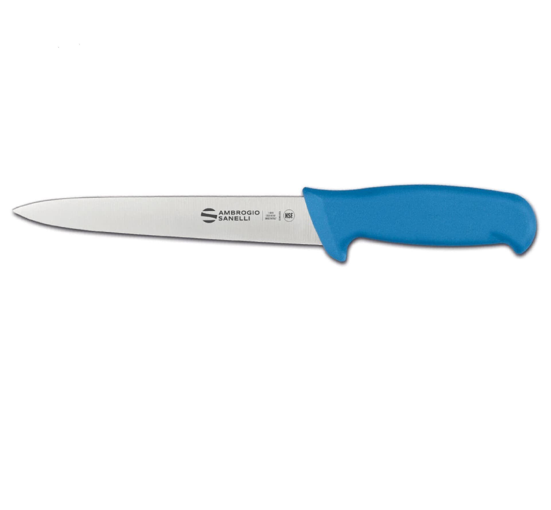 Філейний ніж Supra Colore, Ambrogio Sanelli, Синій, (L)310mm S351.018L Hendi X50CrMoV15 Stainless steel;POM (Polyoxymethylene) - зображення 1